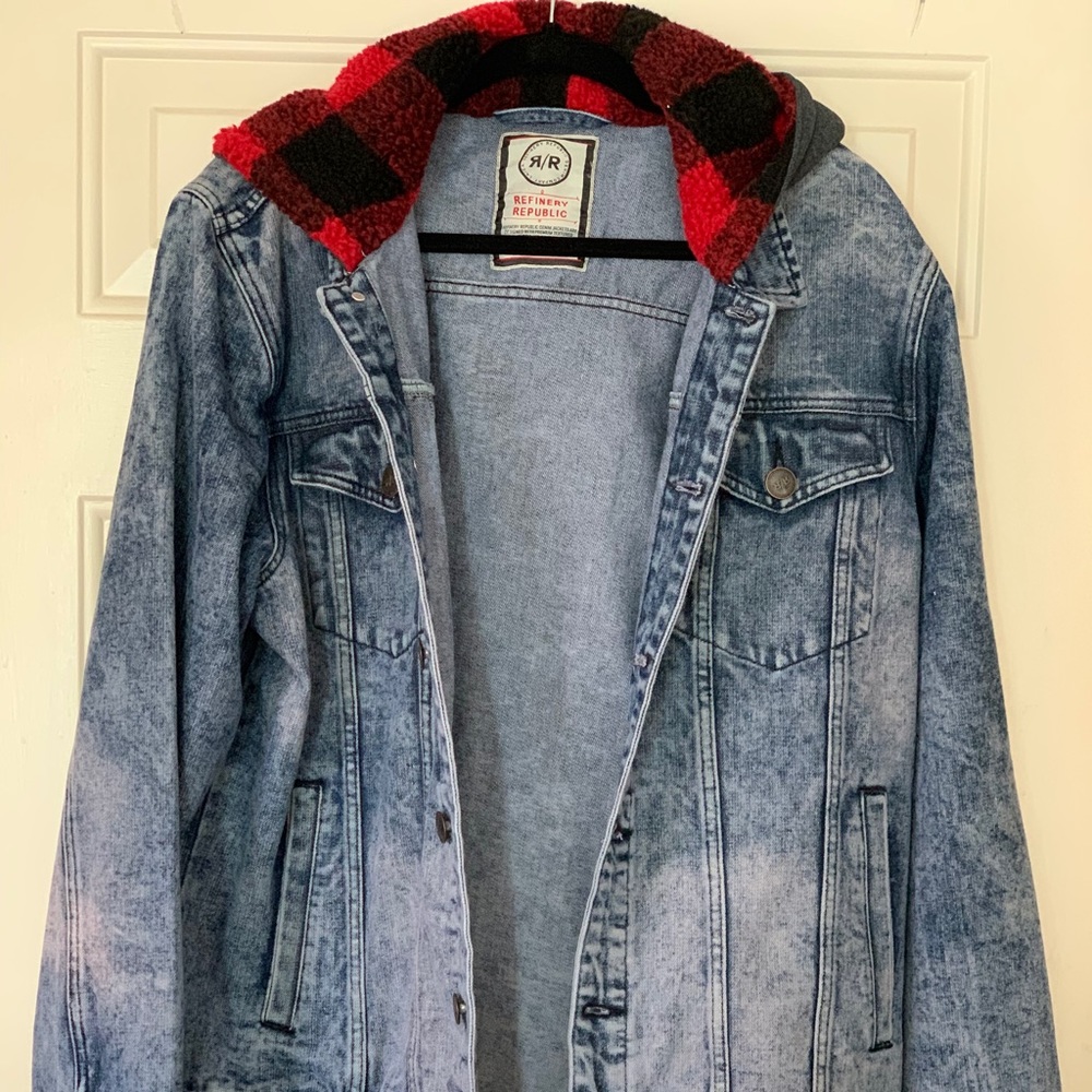 NWT Refinery Republic Men’s Denim Jacket Large